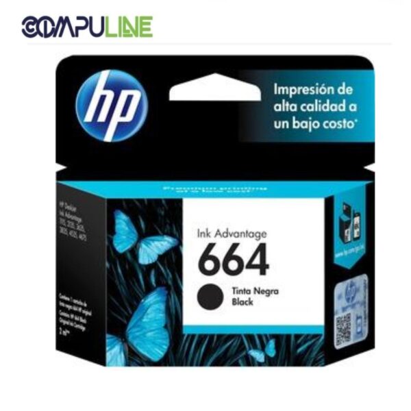 HP CARTUCHO DE TINTA HP 664 NEGRO