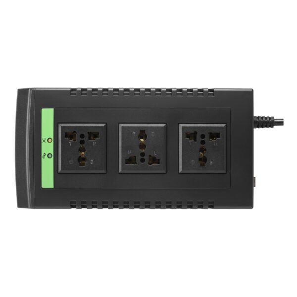Regulador De Voltaje Apc Automatico 1200VA - 3 Salidas - Imagen 2