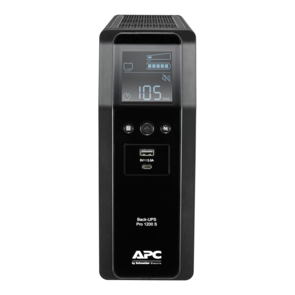 BACK UPS PRO BR 1200VASINEWAVE8 OUTLETS AVR LCD INTERF - Imagen 2
