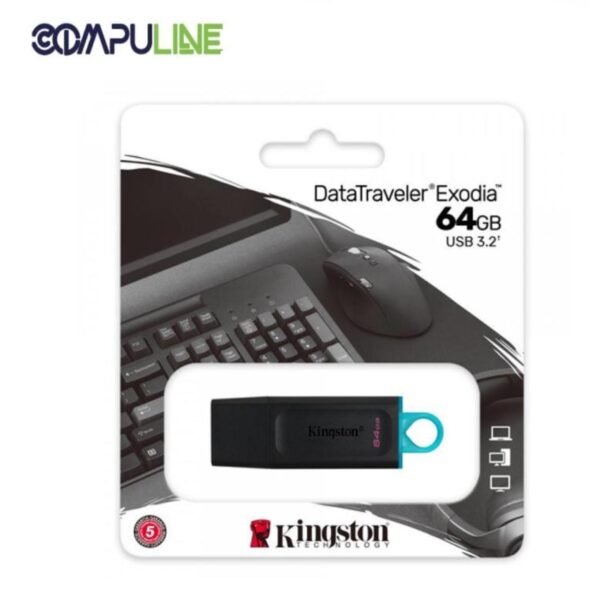 KINGSTON 64GB USB3.2 Gen 1 DataTraveler Exodia