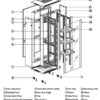 Gabinete Autosoportado 42U Desarmado Enersafe - Imagen 2