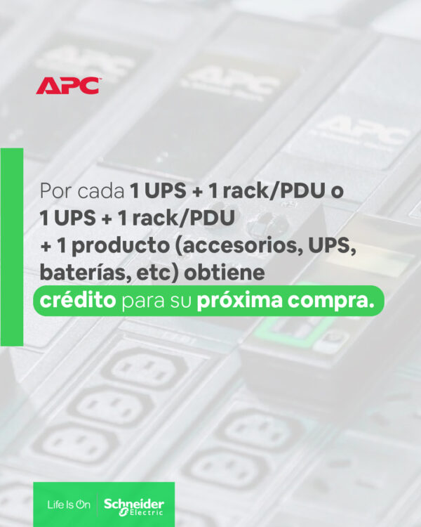 Unidad EASY UPS BV de APC 1000VA AVR + PDU AP956 - Imagen 2