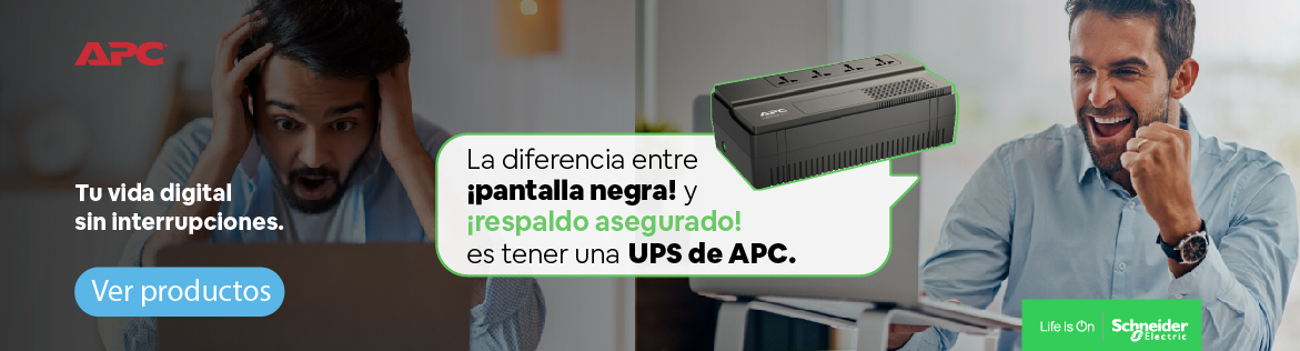 ¿Cortes de luz? Protege tus datos con una UPS APC