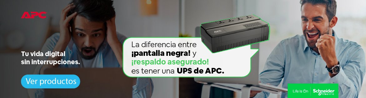 ¿Cortes de luz? Protege tus datos con una UPS APC