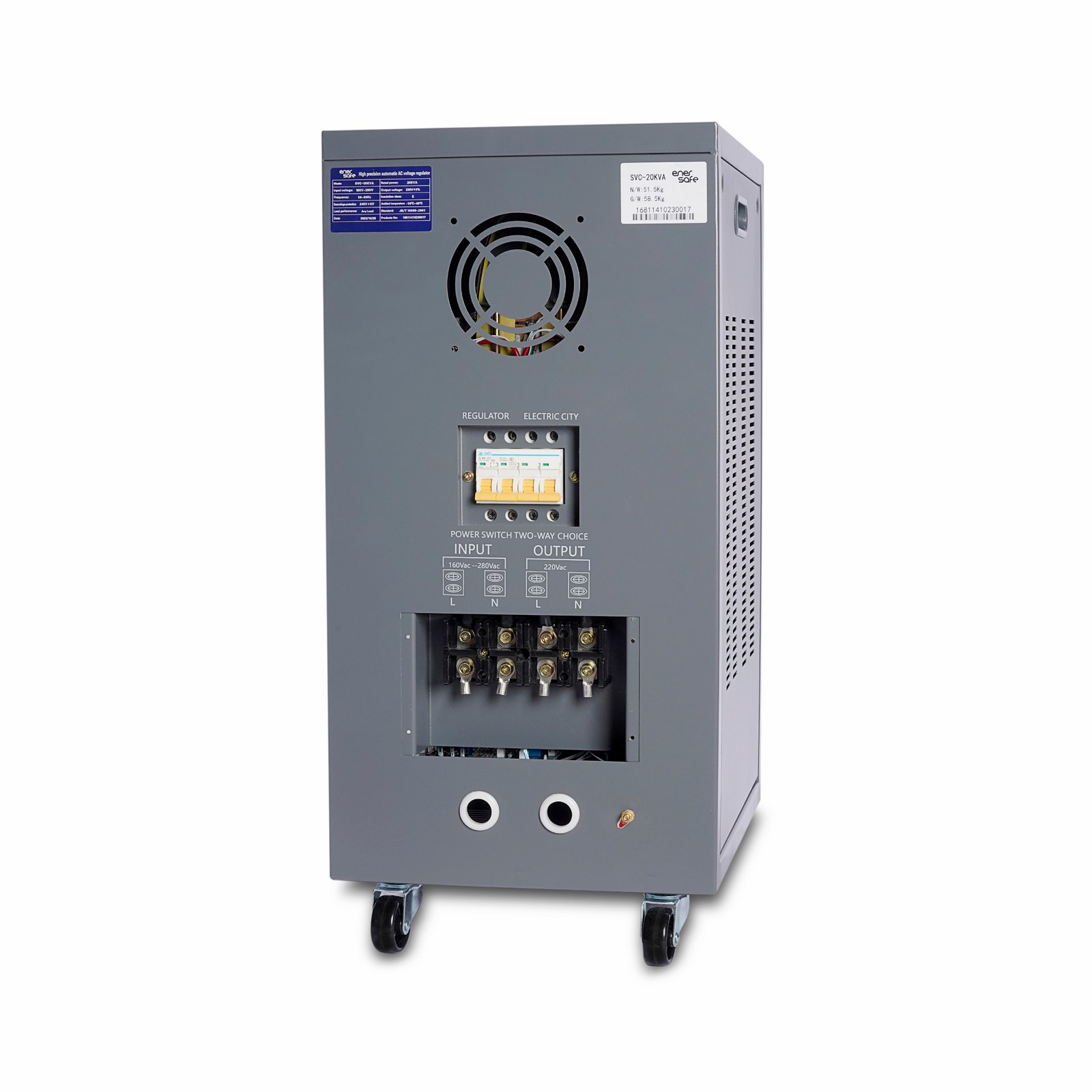 Estabilizador de Voltaje 20 Kva Monofasico Enersafe - Imagen 2